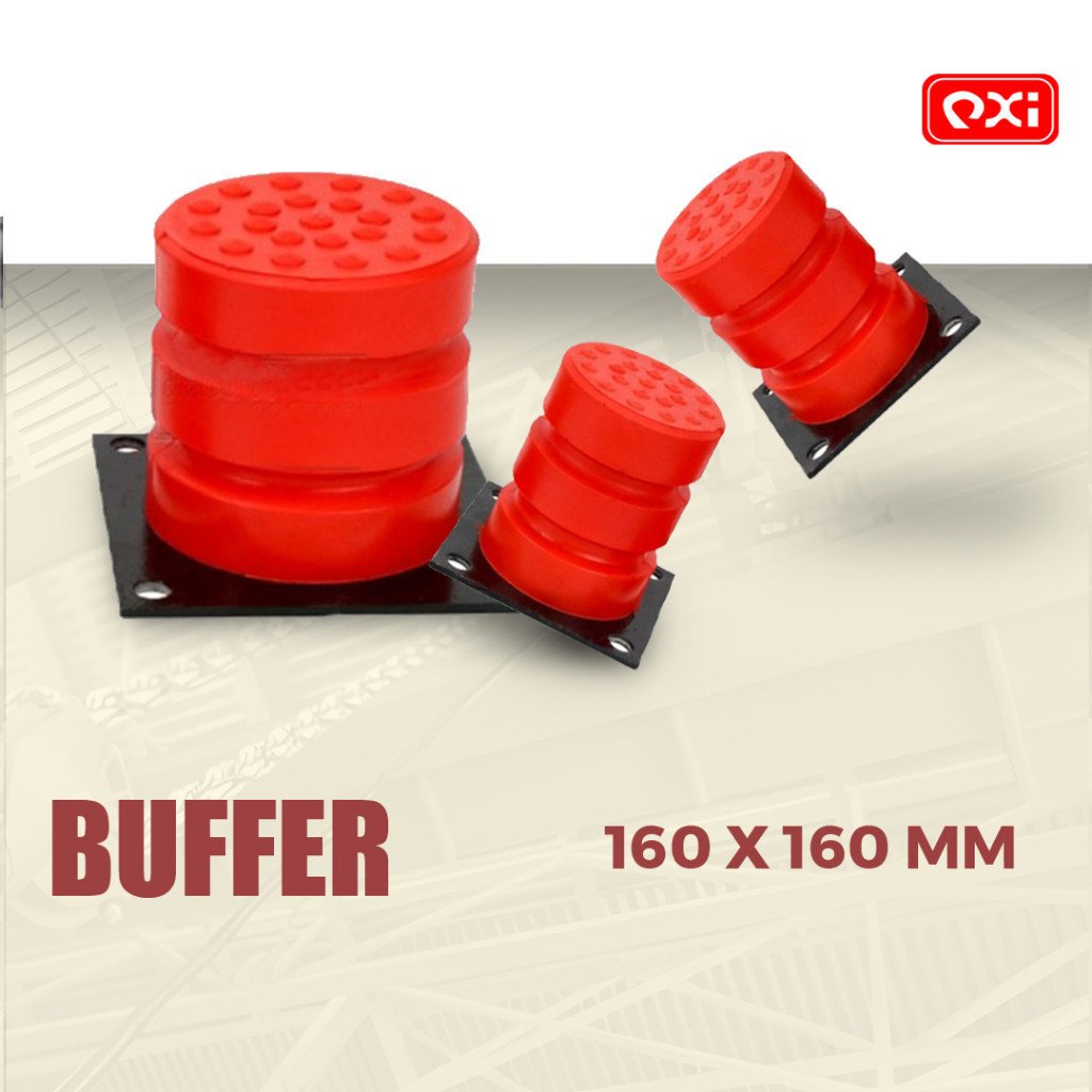 Buffer Crane / Penyangga Crane Bulat Merah