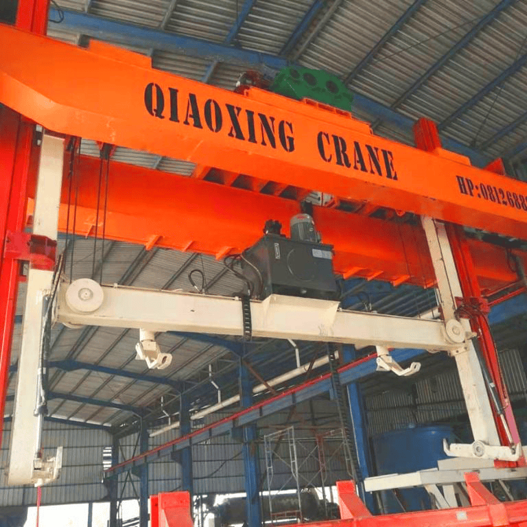 Double Girder Overhead Hoist Crane untuk Pekerjaan Berat di Industri