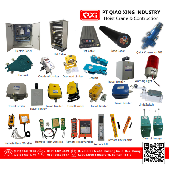 Katalog alat angkat dan hoist crane berkualitas tinggi - PT Qiao Xing Industry
